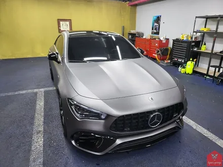 작지만 무시무시한 그 녀석!!! 부산랩핑 전문샵 현스게러지 벤츠 CLA 45S AMG 매트 다크 그레이 전체랩핑 시공 소개 / 부산 강서구 명지동