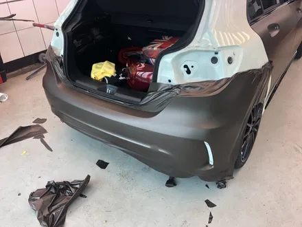 <부산랩핑,부산ppf,부산자동차랩핑>벤츠 A 45 amg 무광전체랩핑 자동차 전체랩핑 / 부산 강서구 명지동