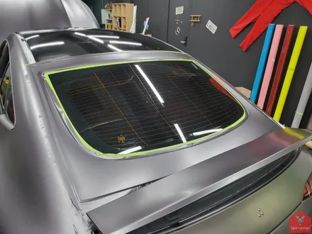 AMG의 카리스마!!! 부산랩핑 전문샵 현스게러지 AMG GT 43 4도어 사틴 다크 그레이 전체랩핑 시공 소개 / 부산 강서구 명지동