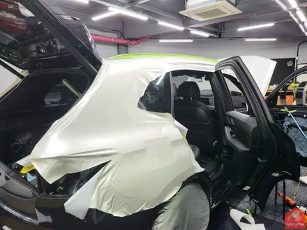 깨끗하게 맑게 자신 있게! 부산랩핑 전문샵 현스게러지 BMW X5 화이트펄 전체랩핑 시공 소개 / 부산 강서구 명지동