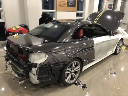 <부산랩핑,부산ppf>BMW 4시리즈 컨버터블 크롬전체랩핑&데칼 작업 / 부산 강서구 명지동