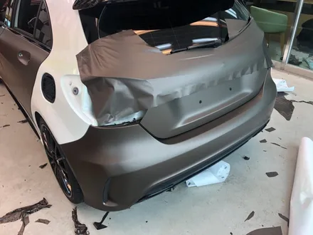 <부산랩핑,부산ppf,부산자동차랩핑>벤츠 A 45 amg 무광전체랩핑 자동차 전체랩핑 / 부산 강서구 명지동