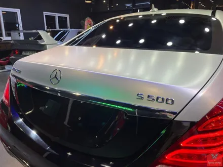 3대 명차의 품격. 부산랩핑 전문샵 현스게러지 벤츠 S500 마이바흐 사틴 화이트 알루미늄 투톤랩핑 (듀오톤랩핑) 시공 소개 / 부산 강서구 명지동