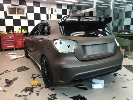 <부산랩핑,부산ppf,부산자동차랩핑>벤츠 A 45 amg 무광전체랩핑 자동차 전체랩핑 / 부산 강서구 명지동