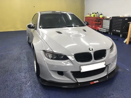 <부산랩핑,부산ppf,부산자동차랩핑>BMW e92 M3 오버휀다 와이드 바디킷,스포일러, 사이드미러 시멘트, 공구리 랩핑 / 부산 강서구 명지동