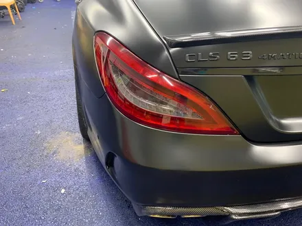 <부산랩핑,부산ppf,부산자동차랩핑>벤츠 CLS 63 AMG 사틴블랙 전체랩핑 / 부산 강서구 명지동
