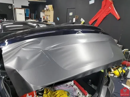 부산랩핑 전문점 현스게러지 BMW F10 5시리즈 사틴 다크 그레이 전체랩핑 시공 소개 / 부산 강서구 명지동