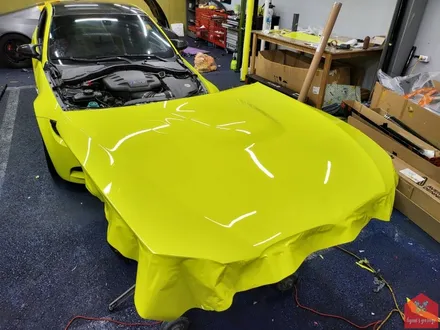 인기 최강 필름의 비결! 부산랩핑 전문점 현스게러지 BMW E92 M3 이노즈텍 레이싱 옐로우 전체랩핑 시공 소개 / 부산 강서구 명지동