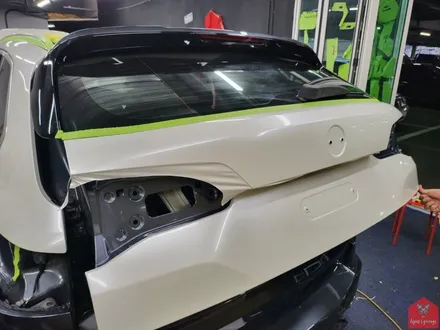 깨끗하게 맑게 자신 있게! 부산랩핑 전문샵 현스게러지 BMW X5 화이트펄 전체랩핑 시공 소개 / 부산 강서구 명지동