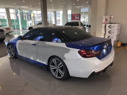 <부산랩핑,부산ppf>BMW 4시리즈 컨버터블 크롬전체랩핑&데칼 작업 / 부산 강서구 명지동