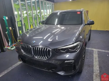 깨끗하게 맑게 자신 있게! 부산랩핑 전문샵 현스게러지 BMW X5 화이트펄 전체랩핑 시공 소개 / 부산 강서구 명지동