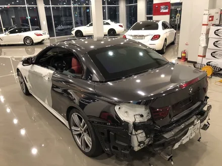 <부산랩핑,부산ppf>BMW 4시리즈 컨버터블 크롬전체랩핑&데칼 작업 / 부산 강서구 명지동
