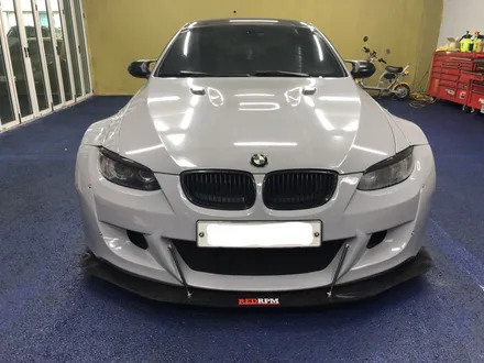 <부산랩핑,부산ppf,부산자동차랩핑>BMW e92 M3 오버휀다 와이드 바디킷,스포일러, 사이드미러 시멘트, 공구리 랩핑 / 부산 강서구 명지동