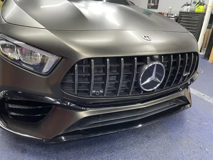 <부산랩핑,부산ppf,부산자동차랩핑>벤츠 A45 AMG 사틴 골드더스트블랙 전체랩핑 3m 2080 / 부산 강서구 명지동