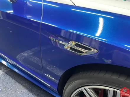 부산랩핑 전문점 현스게러지 벤틀리 컨티넨탈 GT 스피드 딥 블루 메탈릭 투톤 랩핑(듀오톤 랩핑)시공 소개 / 부산 강서구 명지동