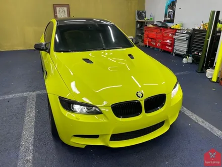 인기 최강 필름의 비결! 부산랩핑 전문점 현스게러지 BMW E92 M3 이노즈텍 레이싱 옐로우 전체랩핑 시공 소개 / 부산 강서구 명지동