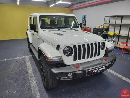 부분 랩핑의 어마어마한 효과!!! 부산 자동차 랩핑 전문샵 현스게러지 지프 랭글러 블랙 포인트 랩핑 시공 소개 / 부산 강서구 명지동