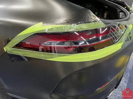 한 단계 UPGRADE! 부산랩핑 전문점 현스게러지 AMG GT 43 사틴 골드더스트 블랙 전체랩핑 & 63 컨버전 작업 소개 / 부산 강서구 명지동