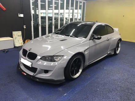 <부산랩핑,부산ppf,부산자동차랩핑>BMW e92 M3 오버휀다 와이드 바디킷,스포일러, 사이드미러 시멘트, 공구리 랩핑 / 부산 강서구 명지동