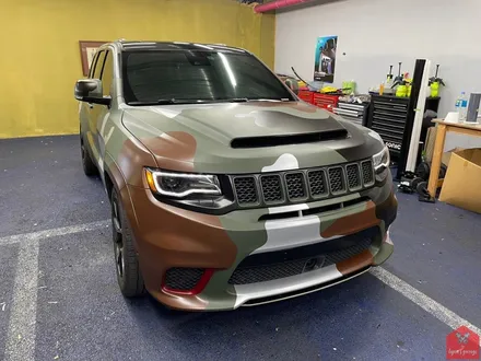 707마력 괴물 SUV!!! 부산랩핑 전문점 현스게러지 지프 그랜드 체로키 트랙호크 카모플라쥬 랩핑 시공 소개 / 부산 강서구 명지동