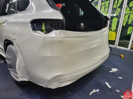 깨끗하게 맑게 자신 있게! 부산랩핑 전문샵 현스게러지 BMW X5 화이트펄 전체랩핑 시공 소개 / 부산 강서구 명지동