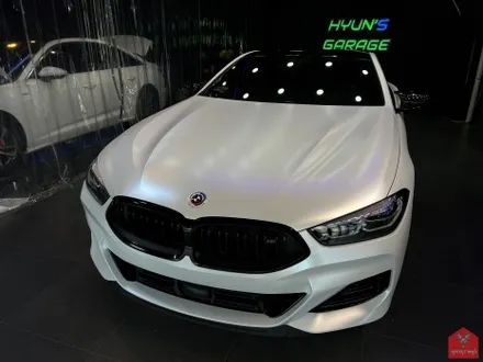 BMW M850i 비닐프로그 사틴 화이트 전체랩핑 시공 소개 / 부산 기장, 김해, 창원