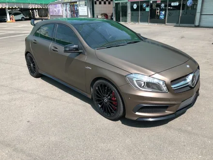 <부산랩핑,부산ppf,부산자동차랩핑>벤츠 A 45 amg 무광전체랩핑 자동차 전체랩핑 / 부산 강서구 명지동