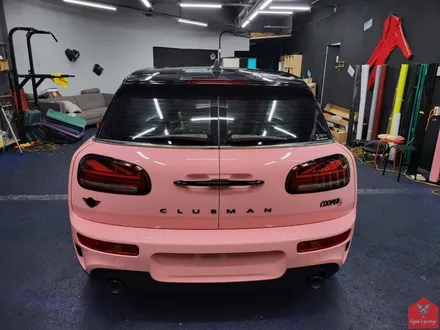 깜찍한 PINK MINI!!! 부산랩핑 전문샵 현스게러지 미니 클럽맨 쿠퍼 S 이노즈텍 체리블로썸 전체랩핑 시공 소개 / 부산 강서구 명지동