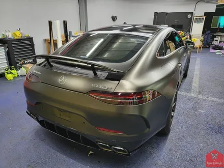 한 단계 UPGRADE! 부산랩핑 전문점 현스게러지 AMG GT 43 사틴 골드더스트 블랙 전체랩핑 & 63 컨버전 작업 소개 / 부산 강서구 명지동