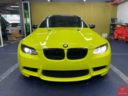 인기 최강 필름의 비결! 부산랩핑 전문점 현스게러지 BMW E92 M3 이노즈텍 레이싱 옐로우 전체랩핑 시공 소개 / 부산 강서구 명지동