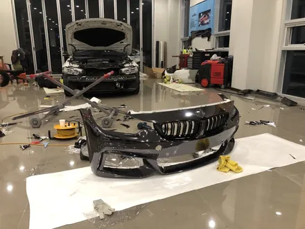<부산랩핑,부산ppf>BMW 4시리즈 컨버터블 크롬전체랩핑&데칼 작업 / 부산 강서구 명지동
