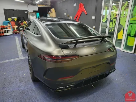 한 단계 UPGRADE! 부산랩핑 전문점 현스게러지 AMG GT 43 사틴 골드더스트 블랙 전체랩핑 & 63 컨버전 작업 소개 / 부산 강서구 명지동