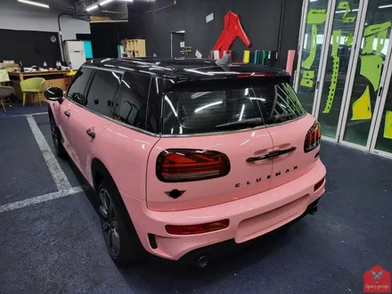 깜찍한 PINK MINI!!! 부산랩핑 전문샵 현스게러지 미니 클럽맨 쿠퍼 S 이노즈텍 체리블로썸 전체랩핑 시공 소개 / 부산 강서구 명지동