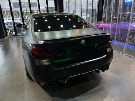 부산랩핑 전문샵 현스게러지 BMW M5 컴페티션 3M 사틴 블랙 전체랩핑 시공 소개 / 부산 강서구 명지동