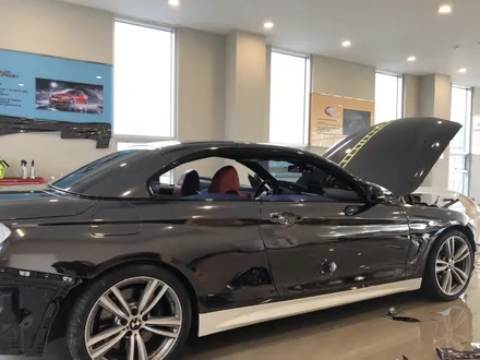 <부산랩핑,부산ppf>BMW 4시리즈 컨버터블 크롬전체랩핑&데칼 작업 / 부산 강서구 명지동