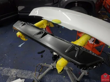 다크 포스 끝판왕! 부산랩핑 전문점 현스게러지 BMW X6 사틴블랙 전체랩핑(+크롬죽이기) 시공 소개 / 부산 강서구 명지동