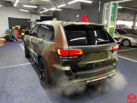 707마력 괴물 SUV!!! 부산랩핑 전문점 현스게러지 지프 그랜드 체로키 트랙호크 카모플라쥬 랩핑 시공 소개 / 부산 강서구 명지동
