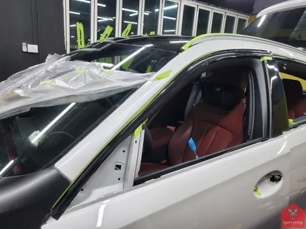 다크 포스 끝판왕! 부산랩핑 전문점 현스게러지 BMW X6 사틴블랙 전체랩핑(+크롬죽이기) 시공 소개 / 부산 강서구 명지동
