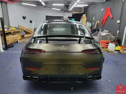 한 단계 UPGRADE! 부산랩핑 전문점 현스게러지 AMG GT 43 사틴 골드더스트 블랙 전체랩핑 & 63 컨버전 작업 소개 / 부산 강서구 명지동