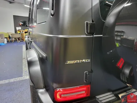 카리스마 올블랙!!! 부산랩핑 전문샵 현스게러지 벤츠 G63 AMG 지바겐 사틴블랙 전체랩핑 시공 소개 / 부산 강서구 명지동