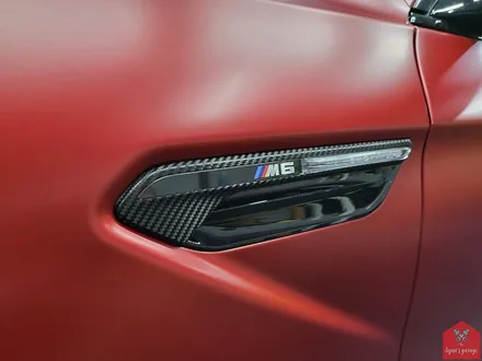 강렬한 컬러로 변신! 부산랩핑 전문점 현스게러지 BMW M6 사틴 뱀파이어 레드 전체랩핑 시공 소개 / 부산 강서구 명지동