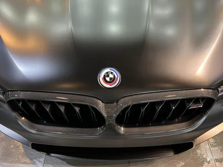 부산랩핑 전문샵 현스게러지 BMW M5 컴페티션 3M 사틴 블랙 전체랩핑 시공 소개 / 부산 강서구 명지동