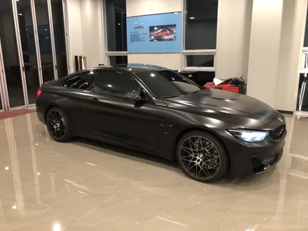 <부산랩핑,부산ppf,부산자동차랩핑>BMW M4 컴패티션 사틴블랙 전체랩핑 / 부산 강서구 명지동