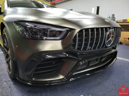 한 단계 UPGRADE! 부산랩핑 전문점 현스게러지 AMG GT 43 사틴 골드더스트 블랙 전체랩핑 & 63 컨버전 작업 소개 / 부산 강서구 명지동