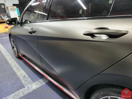 나 N이야!!! 부산 자동차랩핑 전문점 현스게러지 현대 아반떼 N 사틴 골드더스트 블랙 전체랩핑 시공 소개 / 부산 강서구 명지동