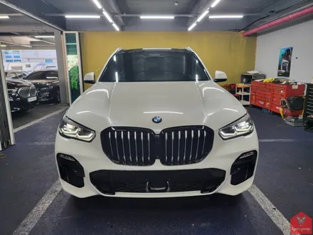 깨끗하게 맑게 자신 있게! 부산랩핑 전문샵 현스게러지 BMW X5 화이트펄 전체랩핑 시공 소개 / 부산 강서구 명지동