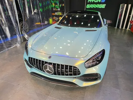 부산랩핑 전문샵 현스게러지 벤츠 AMG GT 이노즈텍 어반 뱀부 전체랩핑 시공 소개 / 부산 강서구 명지동