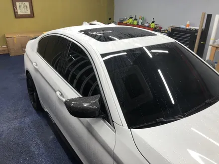 <부산랩핑,부산ppf,부산자동차랩핑>BMW 520d 5시리즈 g30  루프스킨, 윈도우 크롬죽이기, 라이트 필름, 스모그 필름 / 부산 강서구 명지동