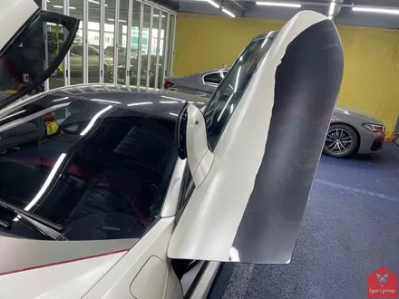 부산랩핑 전문점 현스게러지 BMW I8 카민 레드 전체랩핑 시공 소개 / 부산 강서구 명지동