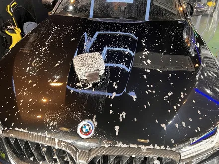 부산랩핑 전문샵 현스게러지 BMW M5 컴페티션 3M 사틴 블랙 전체랩핑 시공 소개 / 부산 강서구 명지동